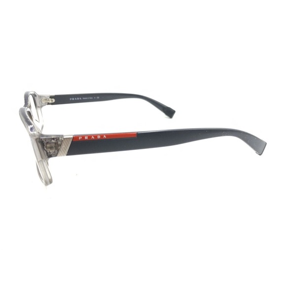 Prada VPS 05C HA9-1O1 Translucent Gray Eyeglasses Frames 56-17 140 Italy - Picture 7 of 12